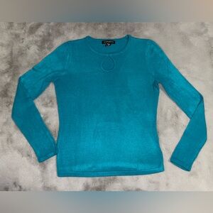 🦚Teal Long Sleeve Women's Acrylic Sweater